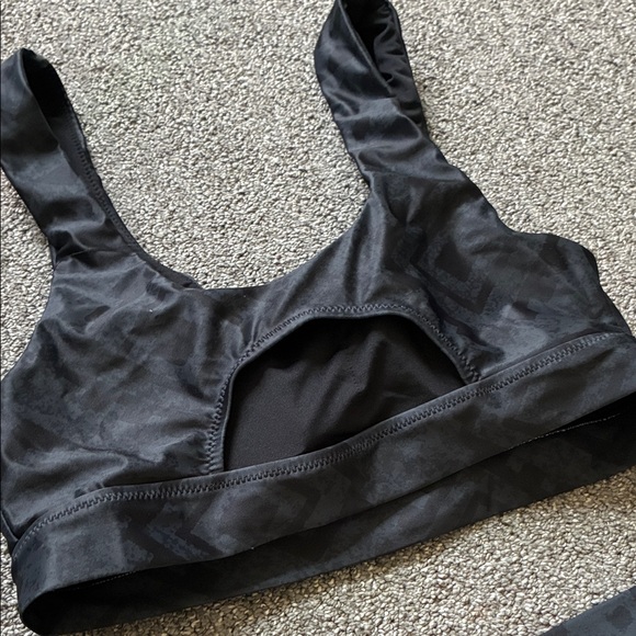 ZYIA Black Printed High-Waist Bikini Set - Women's Swim - Picture 10 of 11